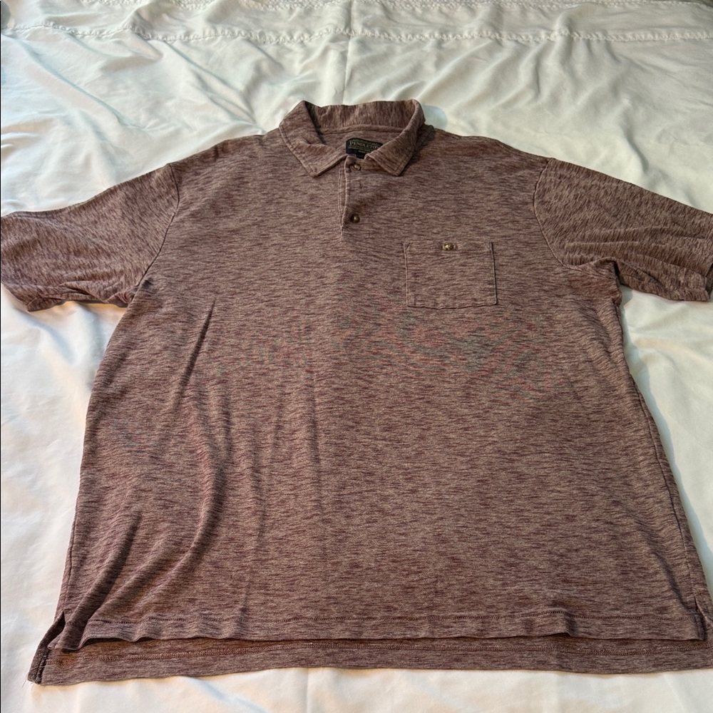 Pendleton Men's Brown Polo Shirt